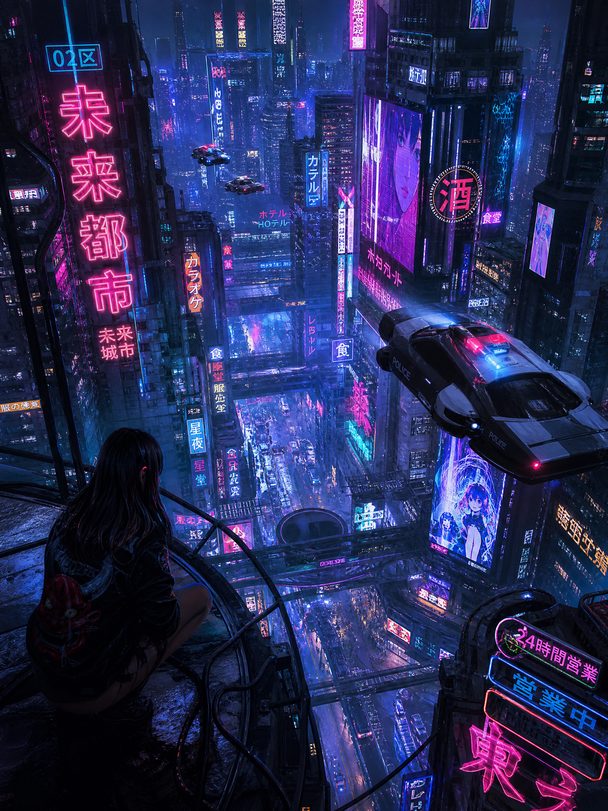 猎奇-霓虹都市·动漫演示 赛博朋克特辑